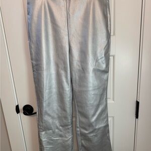 Vince Camuto Silver Straight Leg Pants